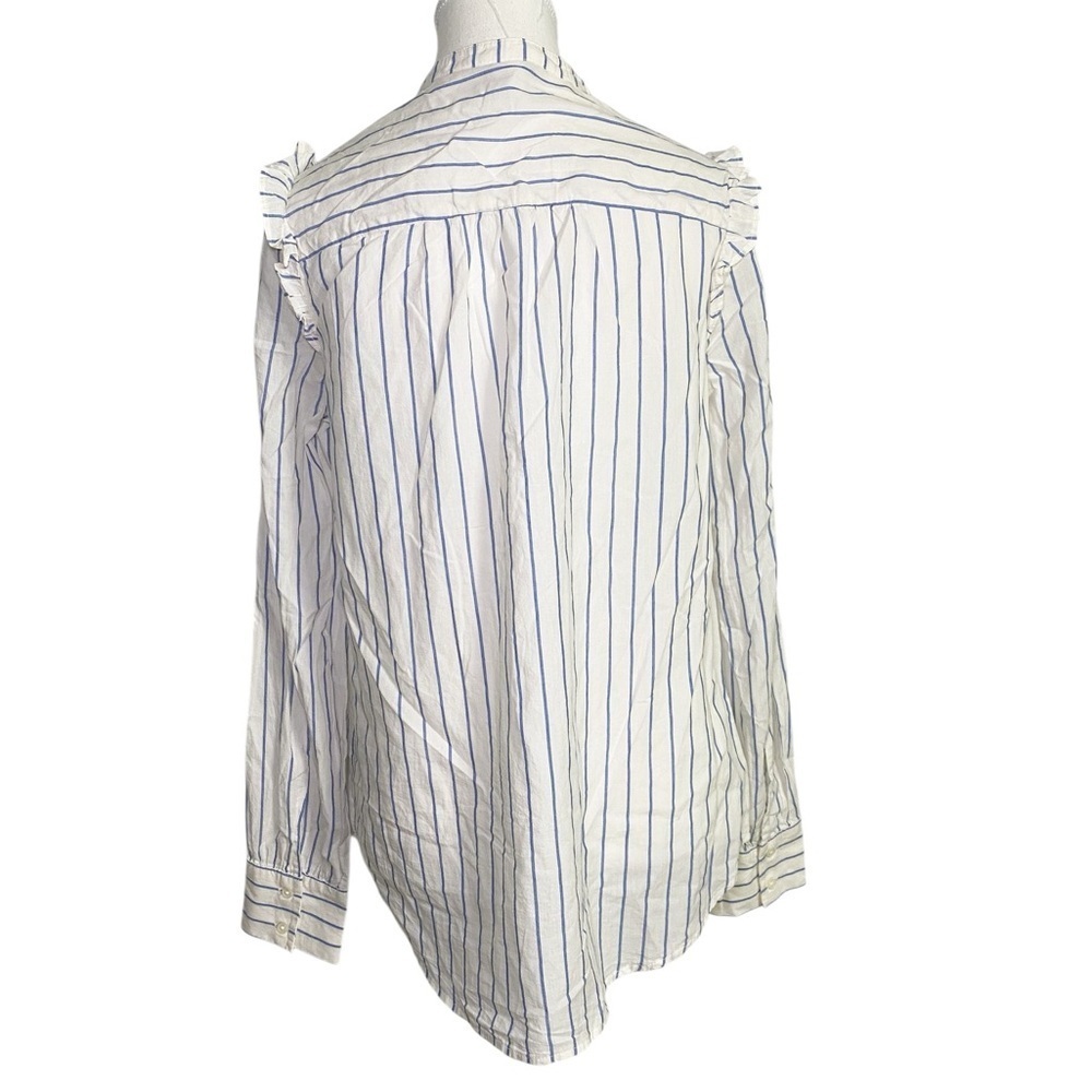 Old Navy Blue and White Pin Striped Shirt NWT - Picture 2 of 14